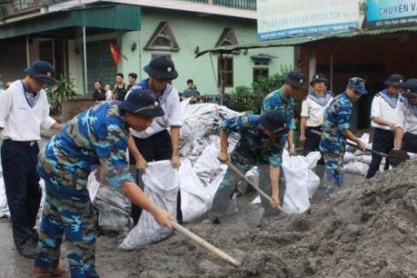 Quân đội huy động lực lượng, phương tiện ứng phó với bão số 3