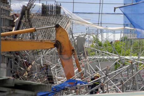 Bình Định: Sập giàn giáo, 1 người tử vong, 7 người bị thương