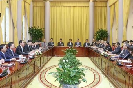 Chủ tịch nước: Quan hệ Việt-Nhật đang trong giai đoạn phát triển tốt đẹp nhất