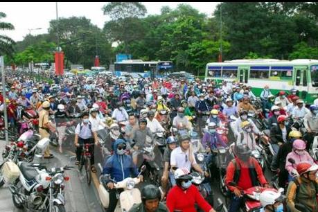 Tp. Hồ Chí Minh: Phân luồng giao thông chống kẹt xe cuối năm