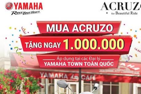 Yamaha Motor Việt Nam tặng tiền cho khách mua xe Acruzo