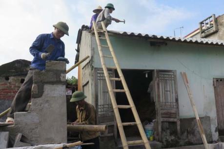 Hơn 100 hộ dân bị thiệt hại do lốc xoáy ở Tứ Kỳ, Hải Dương