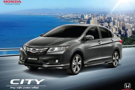 Honda City Modulo 2016 có giá bán từ 549 triệu đồng
