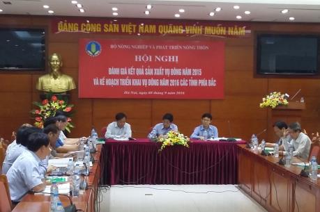 Ngành nông nghiệp đặt mục tiêu sản xuất 430.000 ha cây vụ Đông 2016