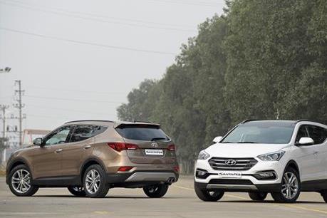 Hyundai Thành Công ưu đãi giá cho khách hàng mua SantaFe, Tucson và Elantra