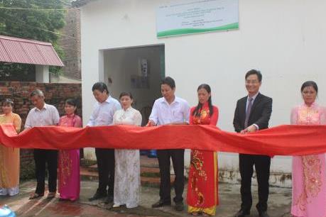 Nước sạch, giá rẻ về với người dân Tư Mại, Yên Dũng, Bắc Giang