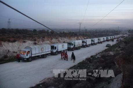 Đoàn xe cứu trợ nhân đạo của LHQ tại Syria bị tấn công