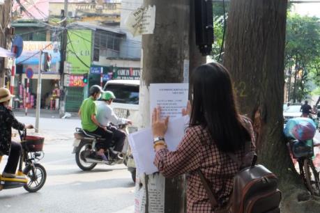 Quảng cáo, rao vặt trái phép: Nhem nhuốc phố phường