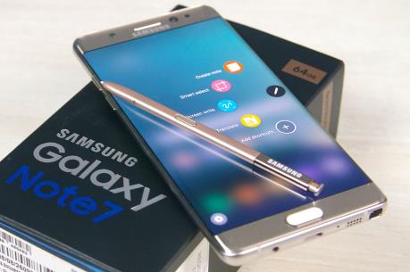 Samsung thừa nhận lỗi pin điện thoại Galaxy Note 7 thay thế