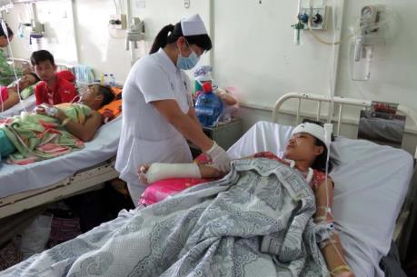 Sập lò gạch, 4 người bị thương nặng