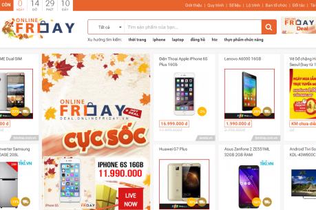 Ngày Online Friday Mua sắm mùa thu 2016: Hàng thời trang, gia dụng và điện tử hút khách