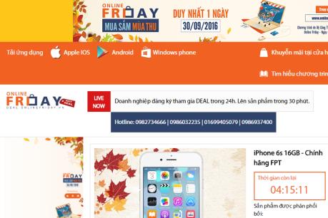 Bất ngờ lớn trong ngày Online Friday 2016