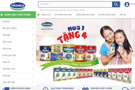Vinamilk ra mắt website thương mại điện tử Vinamilk eShop