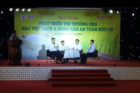 Phát triển thị trường cho gạo Việt và nông sản hữu cơ