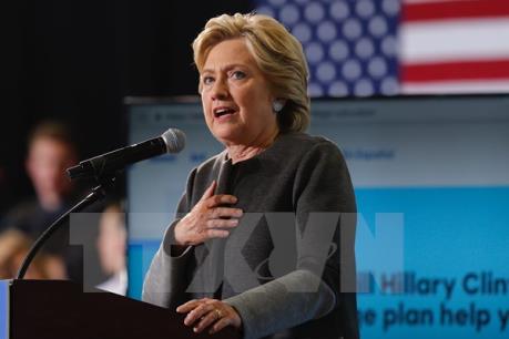 Bầu cử Mỹ 2016: Ứng cử viên H.Clinton tiếp tục nới rộng khoảng cách