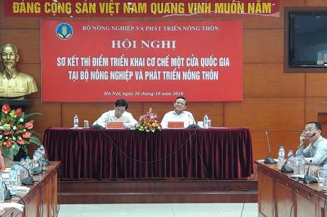 Ngành nông nghiệp cơ bản hoàn thành cơ chế một cửa quốc gia