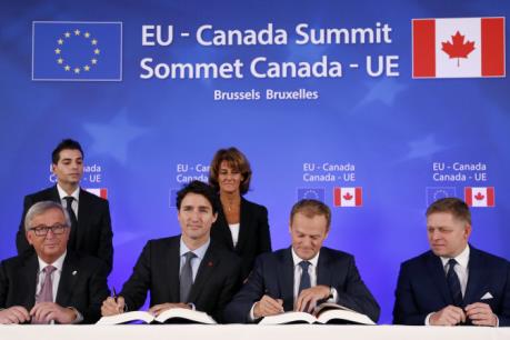 EU, Canada chính thức ký thỏa thuận tự do thương mại