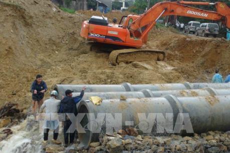 Quảng Nam: Hoàn thành thi công cầu tạm trên Quốc lộ 40B