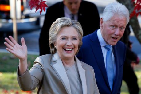 Bầu cử Mỹ 2016: Bà H.Clinton vượt lên dẫn trước với cách biệt hai con số