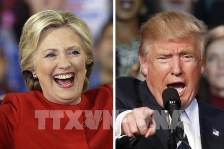 Bầu cử Mỹ 2016: Bà H.Clinton vượt lên dẫn trước