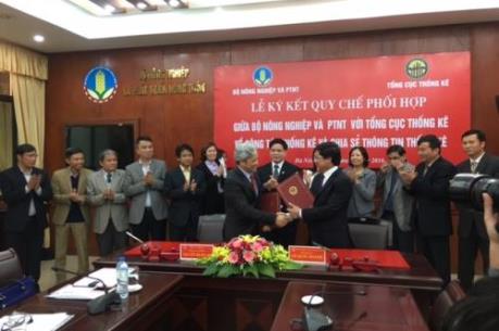 Ngành nông nghiệp và thống kê phối hợp, chia sẻ thông tin về thống kê