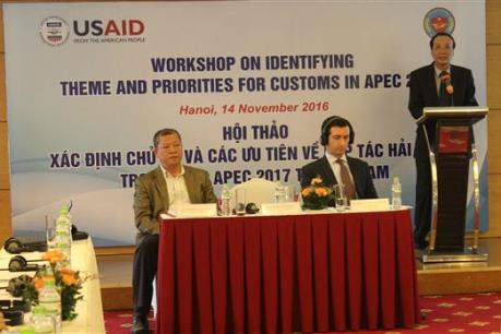 Tạo thuận lợi cho thương mại là ưu tiên của ngành hải quan trong năm APEC 2017