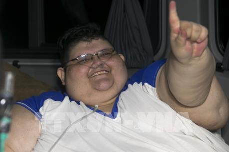 Người đàn ông béo nhất thế giới hy vọng giảm cân