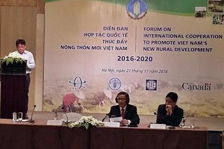 Diễn đàn hợp tác quốc tế thúc đẩy nông thôn mới 2016-2020
