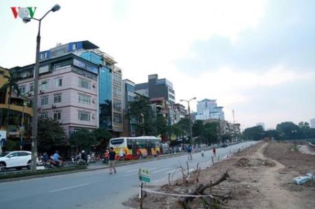 Hà Nội phân luồng giao thông phục vụ thi công đường sắt đô thị đoạn Nhổn - ga Hà Nội