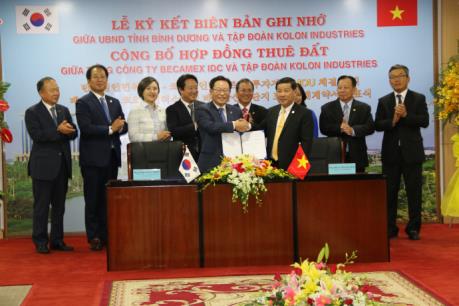 Tập đoàn Kolon Industries đầu tư khoảng1 tỷ USD vào Bình Dương