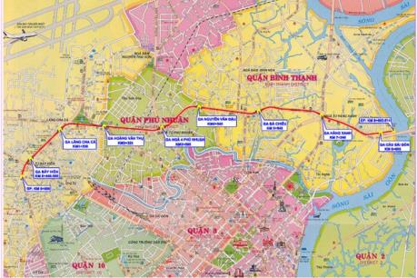 Tp. Hồ Chí Minh tìm vốn đầu tư tuyến metro số 5 giai đoạn 2