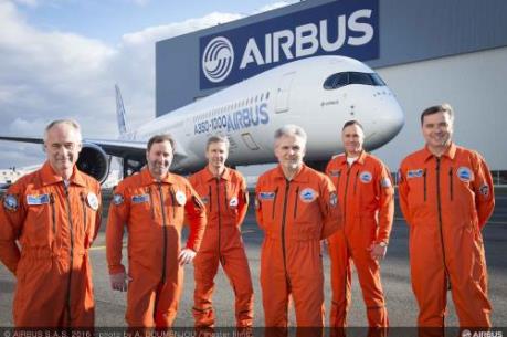 Airbus cho bay thử nghiệm dòng máy bay hiện đại mới nhất A350 - 1000