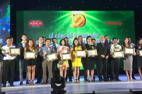 Vinh danh 100 sản phẩm, dịch vụ do người tiêu dùng bình chọn