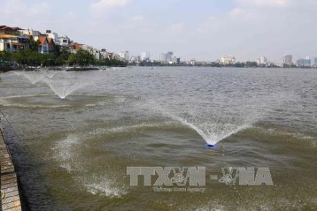 Hà Nội mở rộng phạm vi xử lý nước hồ ô nhiễm tại các huyện ngoại thành