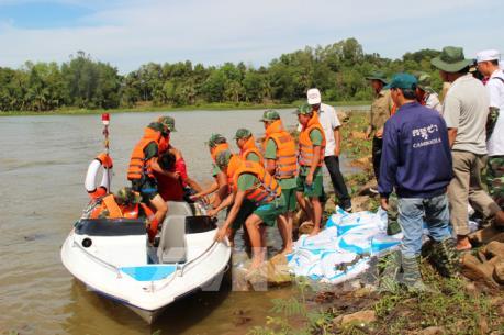 Diễn tập ứng phó sự cố công trình hồ thủy lợi Dầu Tiếng
