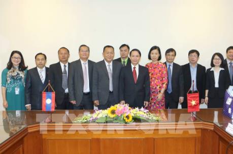 Tổng Giám đốc TTXVN hội đàm với Tổng Giám đốc KPL