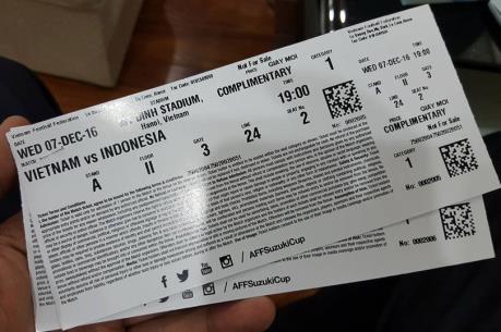 Giá vé "chợ đen" trận bán kết lượt về Việt Nam – Indonesia vẫn ở mức đỉnh