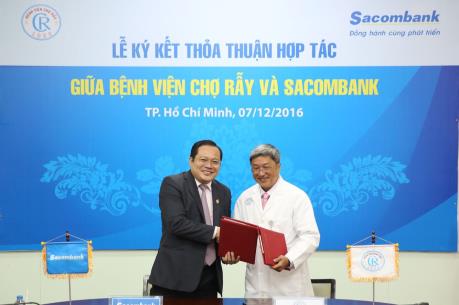 Sacombank ký kết hợp tác toàn diện với Bệnh viện Chợ Rẫy