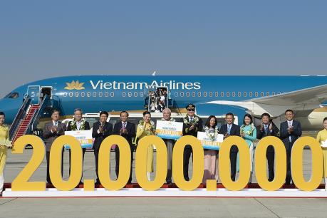 Vietnam Airlines đón nhận hành khách thứ 20 triệu