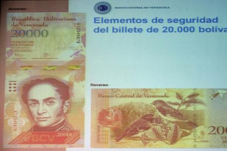 Venezuela chính thức lưu hành các đồng tiền mới
