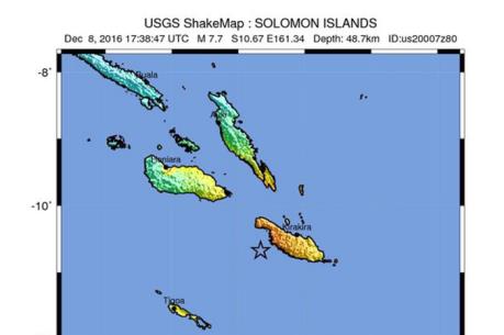 Động đất 7,7 độ Richter ở quần đảo Solomon: Rút lại cảnh báo sóng thần