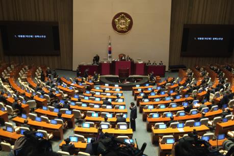 Quốc hội Hàn Quốc bắt đầu phiên luận tội Tổng thống Park Geun Hye