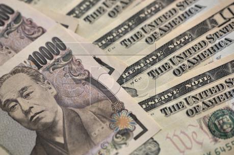 USD lên giá so với đồng yen
