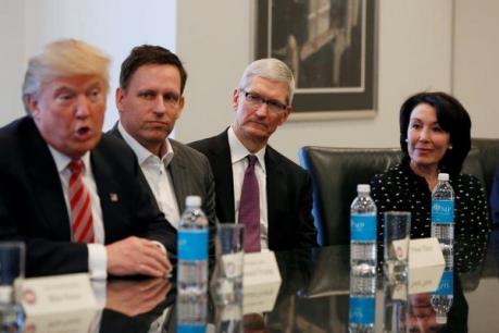 Tổng thống đắc cử D.Trump gặp gỡ các "đại gia" công nghệ Mỹ