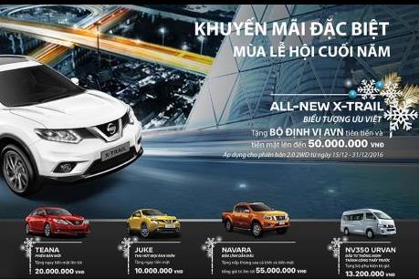 Nissan Việt Nam khuyến mãi đến 50 triệu đồng cho khách mua xe