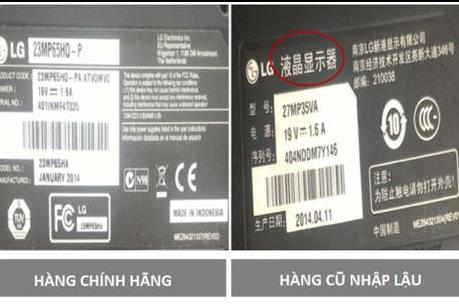 Màn hình LG cũ nhập lậu từ Trung Quốc có nguy cơ cháy nổ