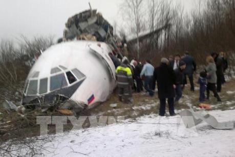 Vụ tai nạn máy bay quân sự Nga: Không có dấu hiệu xảy ra cháy nổ trên máy bay Tu-154