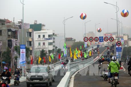 Hà Nội thông xe cầu vượt Ô Đông Mác - Nguyễn Khoái