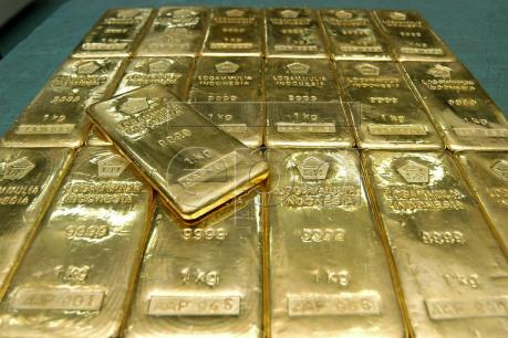 Giá vàng tăng nhẹ trên thị trường châu Á