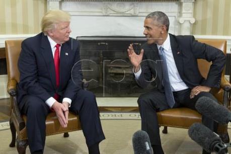 Mỹ: Ông Trump và ông Obama điện đàm hòa giải